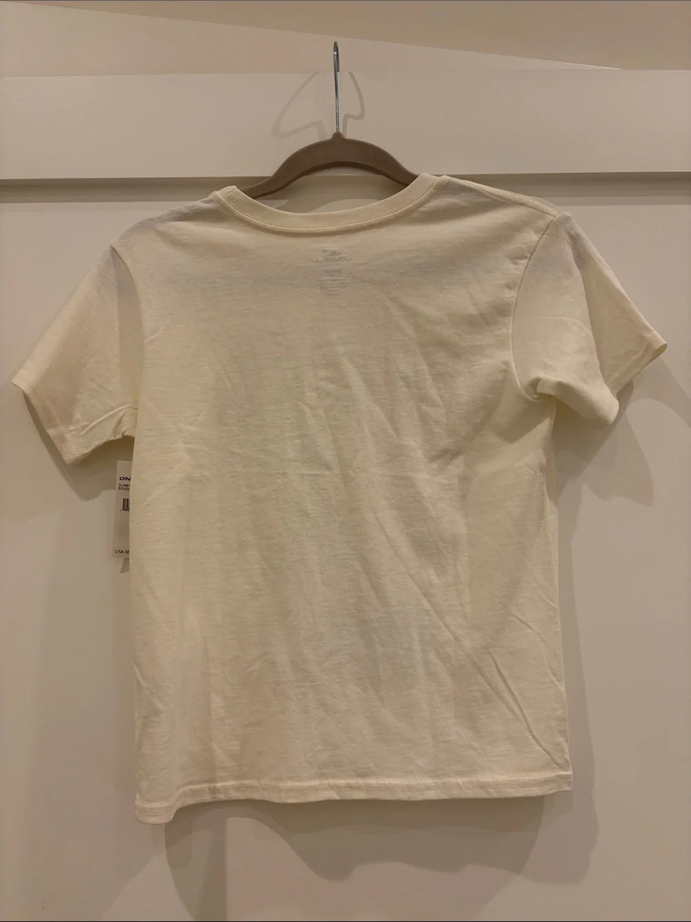 O'Neill Cream Tee with Pink & Yellow Floral Graphic